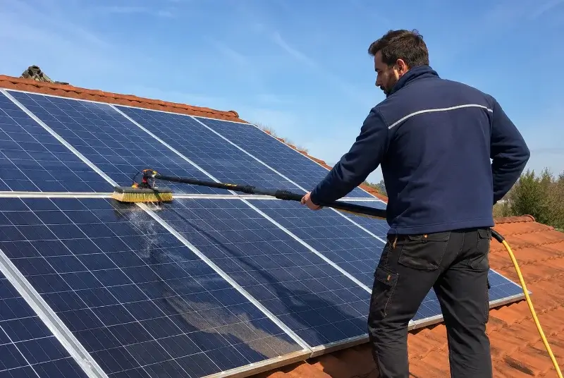Nettoyage et entretien de panneaux solaires à Buros