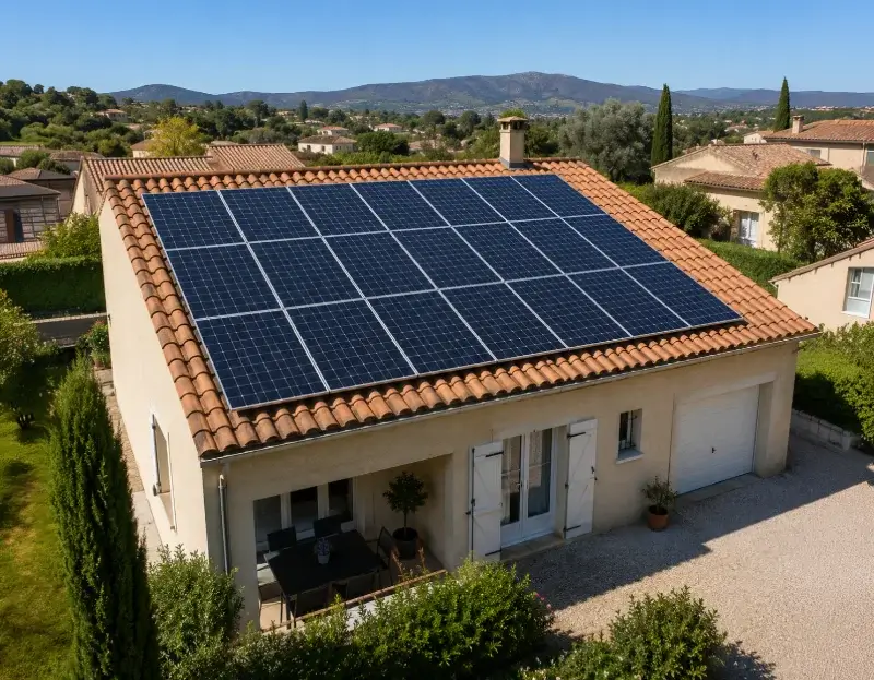 Prime à l'autoconsommation panneaux solaires Buros — aide financière de l'État
